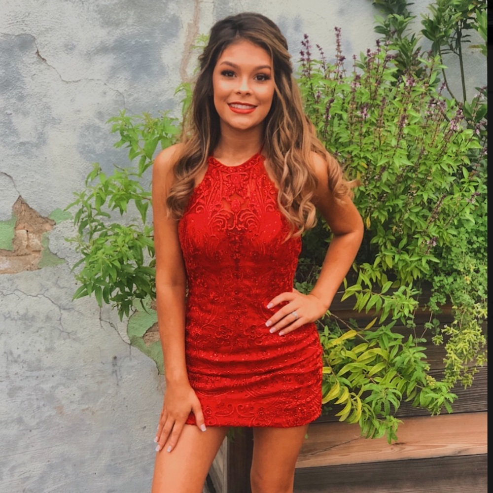 Red Homecoming dress